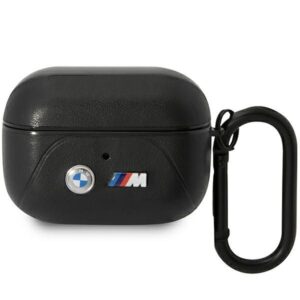 BMW Case AirPods Pro BMAP22PVTK PU Leather Curved Line black 3666339089542