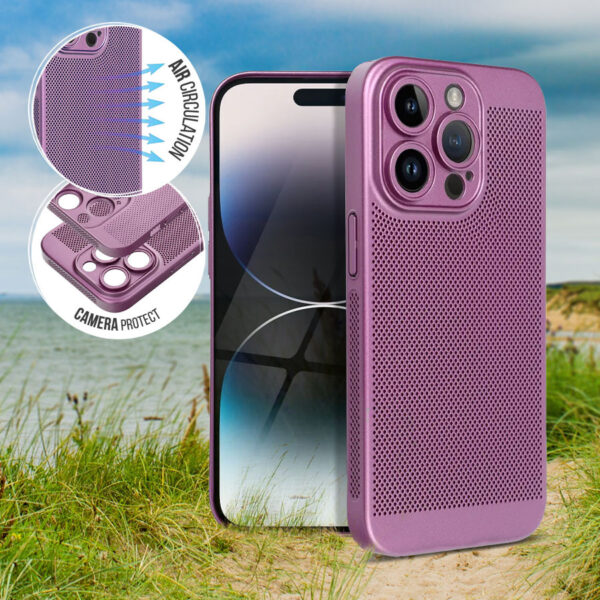 Back Case Breezy XIAOMI Redmi NOTE 12 5G purple 5903396215117