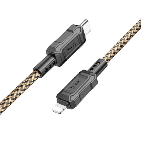 Cable HOCO Type C to iPhone Lightning 8-pin Power Delivery 20W Leader X94 gold 6931474794222