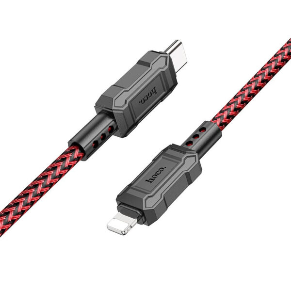 Cable HOCO Type C to iPhone Lightning 8-pin Power Delivery 20W Leader X94 red 6931474794215