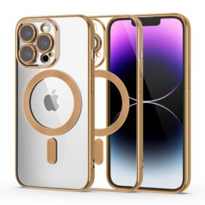 BACK CASE HIGH QUALITY MAGSHINE MAGSAFE IPHONE 14 PRO GOLD 9490713935620