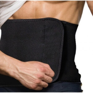 Neoprene belt for excercise 25x100cm black