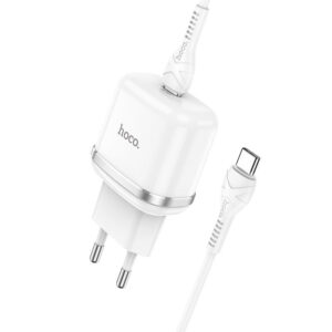 Charger HOCO Type C PD 20W Fast Charge Victorious + cable Type C N24 white 6942007600743