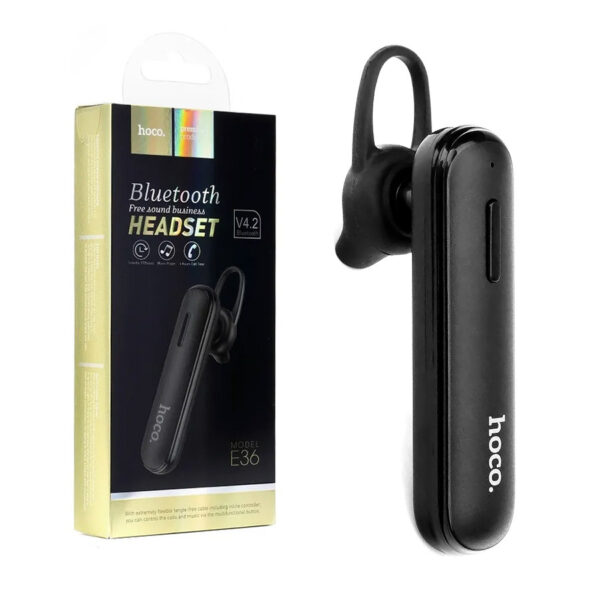 Bluetooth Earphone HOCO Business E36 black 6957531091516