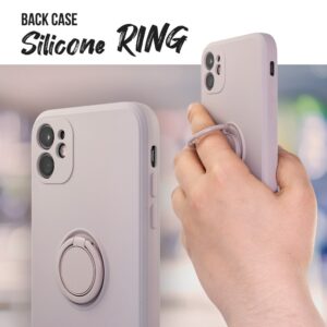 BACK CASE SILICON RING iPhone 11 (6,1') light gray 5900495919472