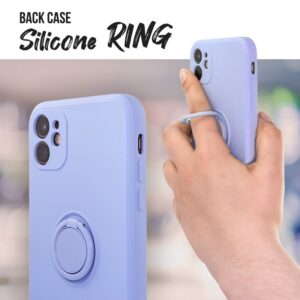 BACK CASE SILICON RING iPhone X/ XS purple 5900495919120