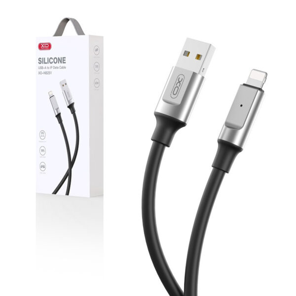 Cable XO NB251 USB - Lightning 1,0 m 6A black 6920680844678