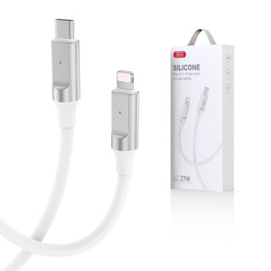 Cable XO NB-Q252B USB-C - Lightning 1,0 m 27W white 6920680844760