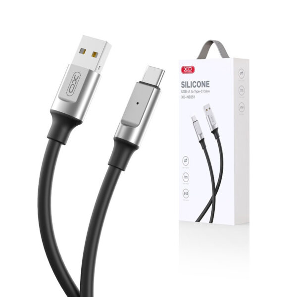 Cable XO NB251 USB - USB-C 1,0 m 6A white 6920680844739