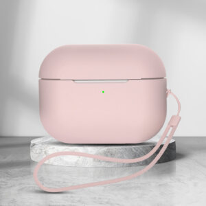 Silicon case to AirPods 1/ 2 + strap pink 9145576279106