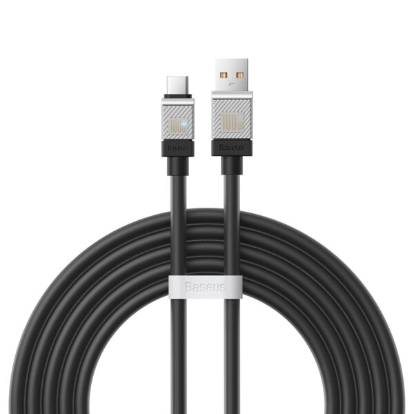 Cable Baseus CoolPlay USB - USB-C 2m 100W black 6932172626846