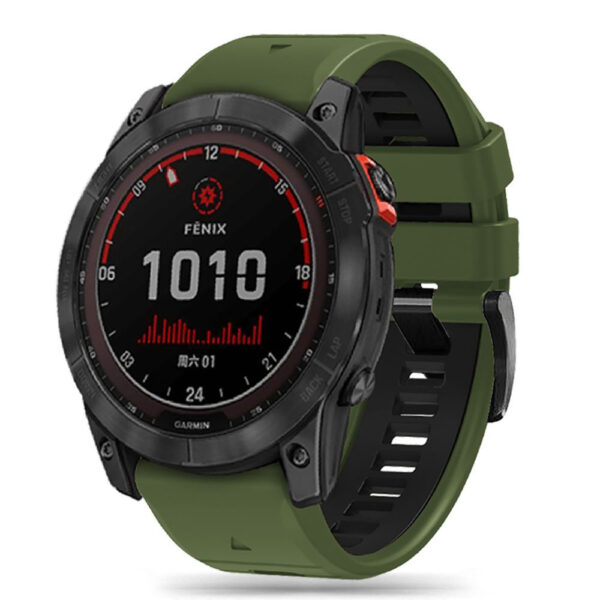 PASKI DO ZEGARKÓW ICONBAND PRO GARMIN FENIX 3 / 5X / 3HR / 5X PLUS / 6X / 6X PRO / 7X ARMY GREEN/BLACK 9319456605112