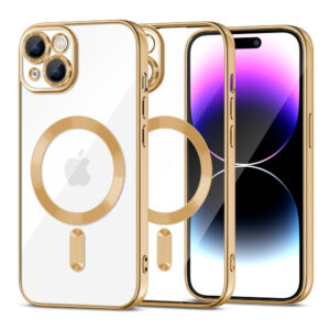 BACK CASE HIGH QUALITY MAGSHINE MAGSAFE IPHONE 15 GOLD 9319456604054