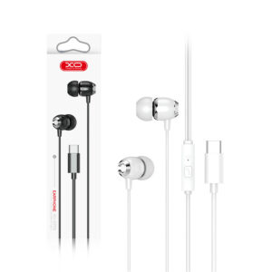 Wired earphones USB-C XO EP25 white 6920680869695