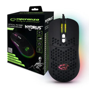 WIRED MOUSE ESPERANZA GAMING LED RGB 7D OPT. USB HYDRUS