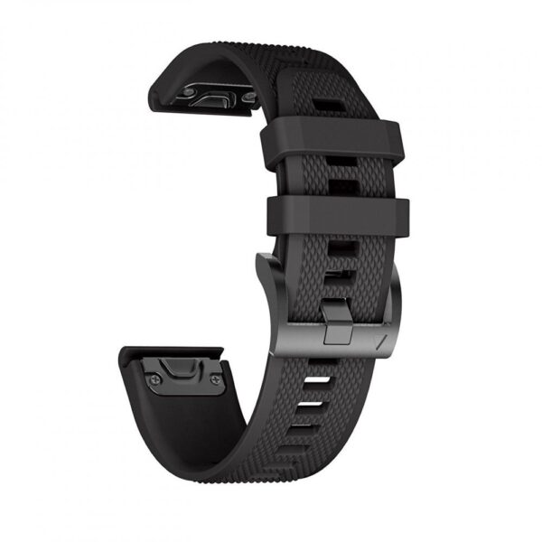 SMART WATCH BAND SMOOTH GARMIN FENIX 3 / 5X / 3HR / 5X PLUS / 6X / 6X PRO / 7X BLACK 5906735412598