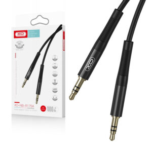 Cable audio XO NB-R175B jack 3,5mm - jack 3,5mm 2,0 m black 6920680877003