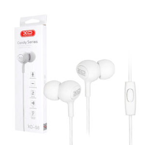 Wired earphones XO S6 jack 3,5mm white 6920680852772