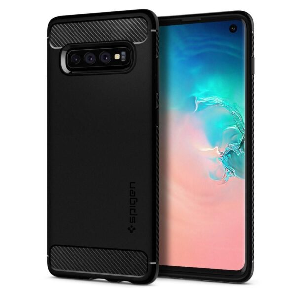 SPIGEN RUGGED ARMOR GALAXY S10 MATTE BLACK 8809640252273