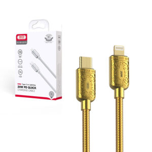 Cable USB XO NB-Q217A PD Type-C USB-C - Lightning 1.0m 20W gold 6920680830183