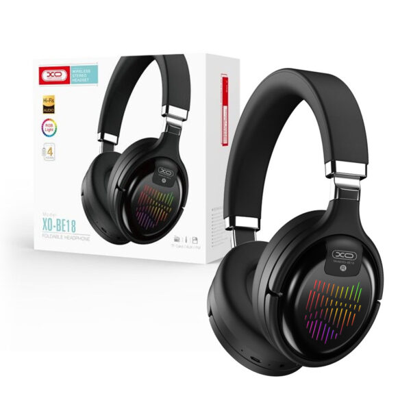 Bluetooth headphones XO BE18 black 6920680876204