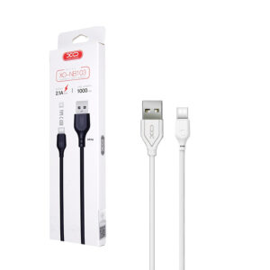 Cable USB XO NB103 - USB-C 1,0 m 2,1A white 6920680862757