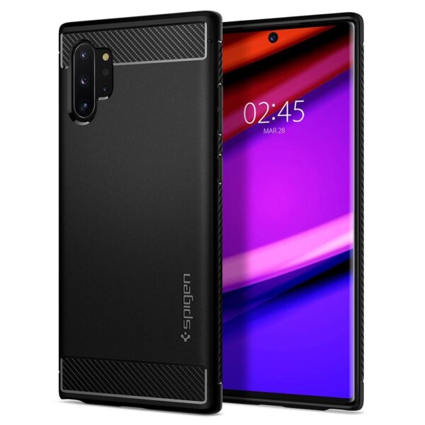 SPIGEN RUGGED ARMOR GALAXY NOTE 10+ PLUS MATTE BLACK 8809671011764