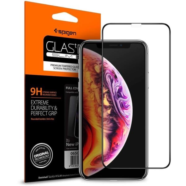 TEMPERED GLASS SPIGEN GLASS FC IPHONE 11 PRO BLACK 8809613767278