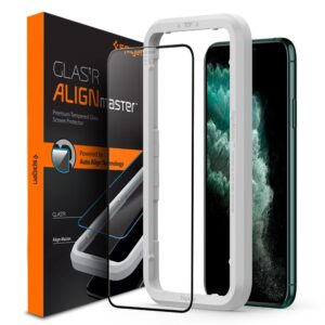 TEMPERED GLASS SPIGEN ALM GLASS FC IPHONE 11 PRO MAX BLACK 8809671018312