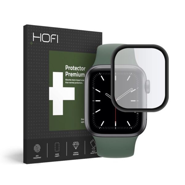 HOFI HYBRID GLASS APPLE WATCH 4/5/6/SE (40MM) BLACK 5906735416268