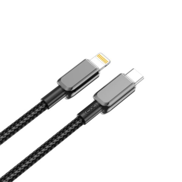 Cable XO NB-Q250A PD USB-C - Lightning 0,35m 27W black 6920680844623