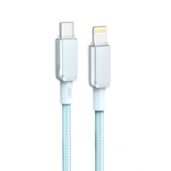 Cable XO NB-Q250A PD USB-C - Lightning 0,35m 27W blue 6920680844630