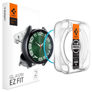 SPIGEN GLASS TR ”EZ-FIT” 2-PACK GALAXY WATCH 6 CLASSIC (47 MM) CLEAR 8809896753814