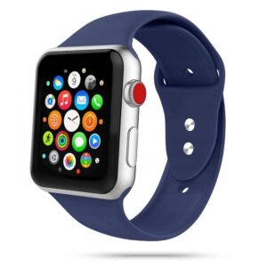 SMART WATCH BAND ICONBAND APPLE WATCH 4 / 5 / 6 / 7 / SE (42 / 44 / 45 MM) MIDNIGHT BLUE 5906735412734