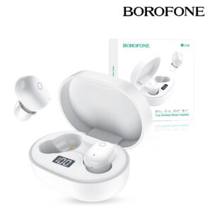 Earphones TWS Borofone BW06 Manner white 6974443380477