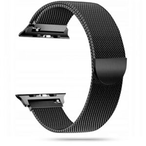 SMART WATCH BAND MILANESEBAND APPLE WATCH 4 / 5 / 6 / 7 / 8 /9 / SE (42 / 44 / 45 MM) BLACK 5906735412697