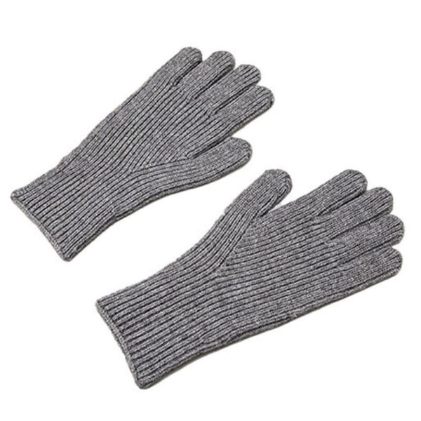 Winter touch gloves cut for fingers gray 5907769307997