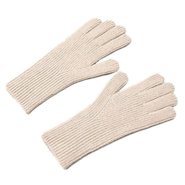 Winter touch gloves cut for fingers beige 5907769307966