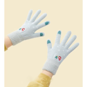 Winter touch gloves Snowman green 5907769307881