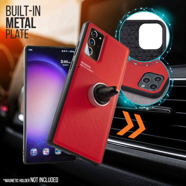 Back Case Car Magnetic Xiaomi 12 Lite red 5903396183928