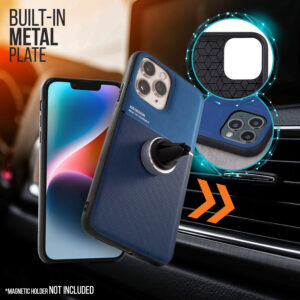 Back Case Car Magnetic iPhone 11 blue 5903396157790