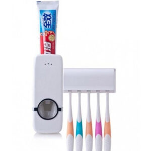 TOOTHPASTE DISPENSER WITH WALL HOLDER