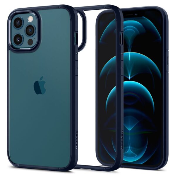 SPIGEN ULTRA HYBRID IPHONE 12/12 PRO NAVY BLUE 8809756641190