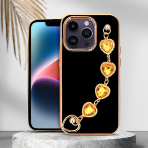 Back Case Glamour Strap Iphone XR pattern 2 black 5900217952589