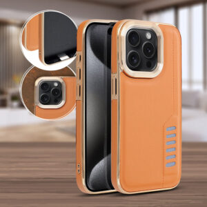 Back Case Grid IPHONE 11 brown 5903396224355