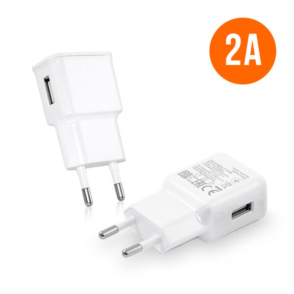 !!!Best price!!! UNIVERSAL TRAVEL CHARGER 2A WHITE - medium quality