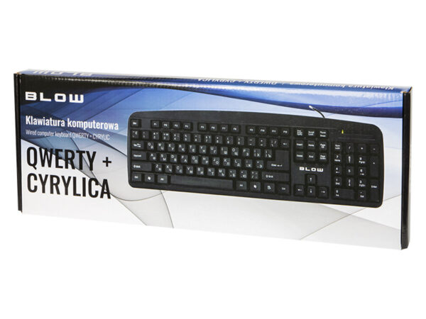 Keyboard BLOW BLOW KP-104 USB QWERTY+CYRILLIC