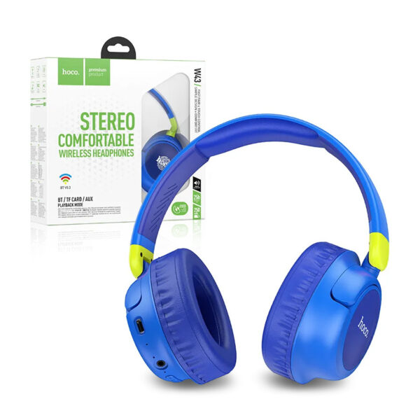 Wireless headset HOCO bluetooth Adventure W43 blue 6931474794642