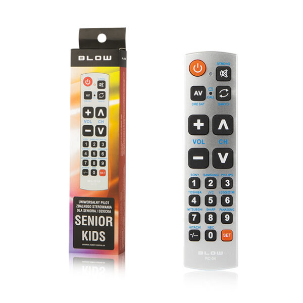 Universal remote control BLOW SENIOR/KIDS