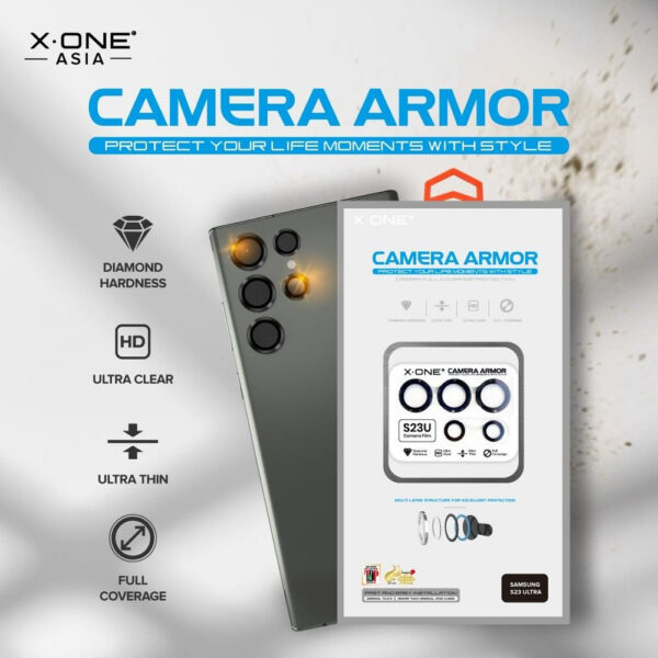 X-ONE Camera Armor Pro Lens Glass Samsung Galaxy S23/S23 Plus 5903396200885